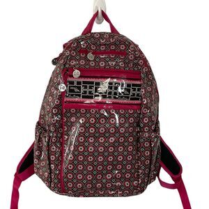 Vera Bradley Frill Floral Vinyl Full Size Backpack